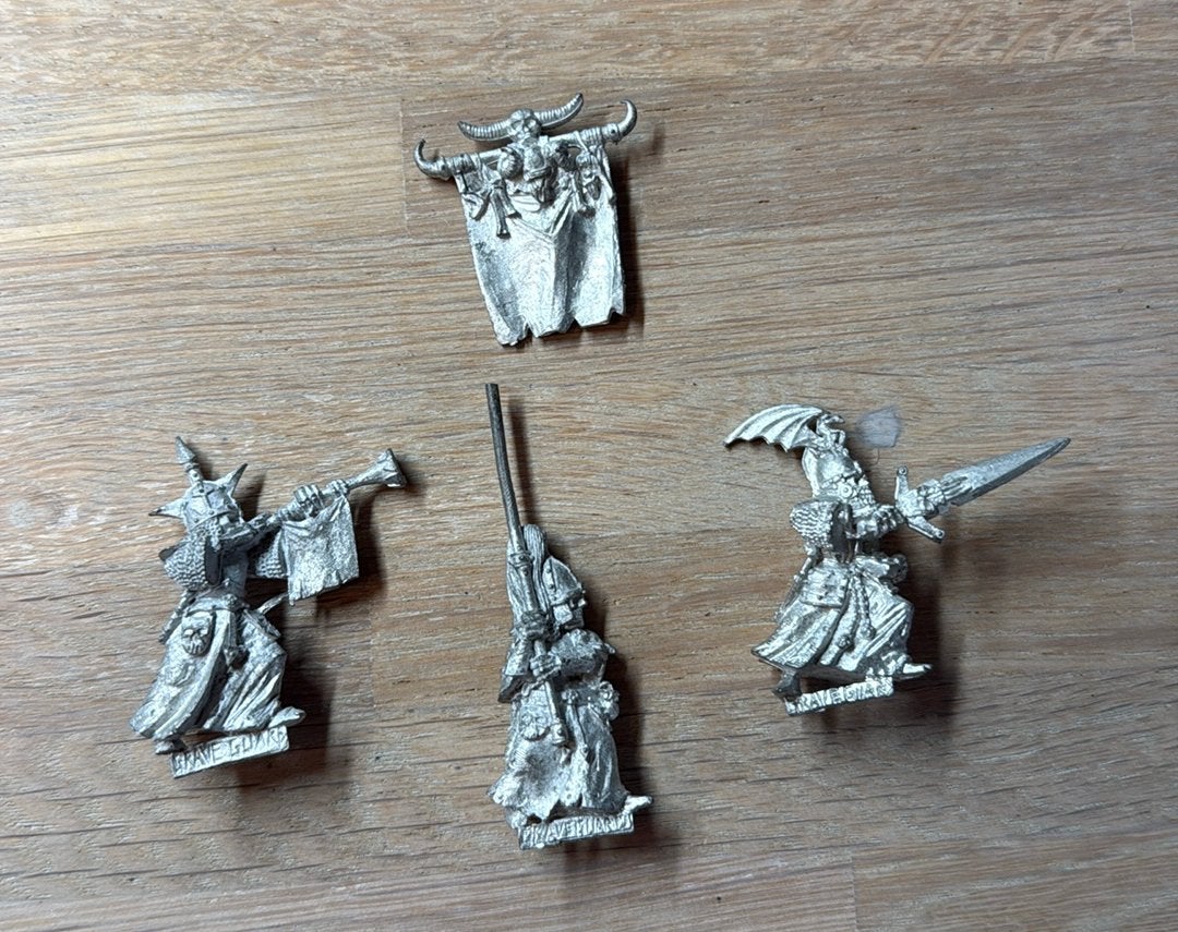 Warhammer Undead grave guard command group (metal), Hobby en Vrije tijd, Wargaming, Ophalen of Verzenden, Warhammer