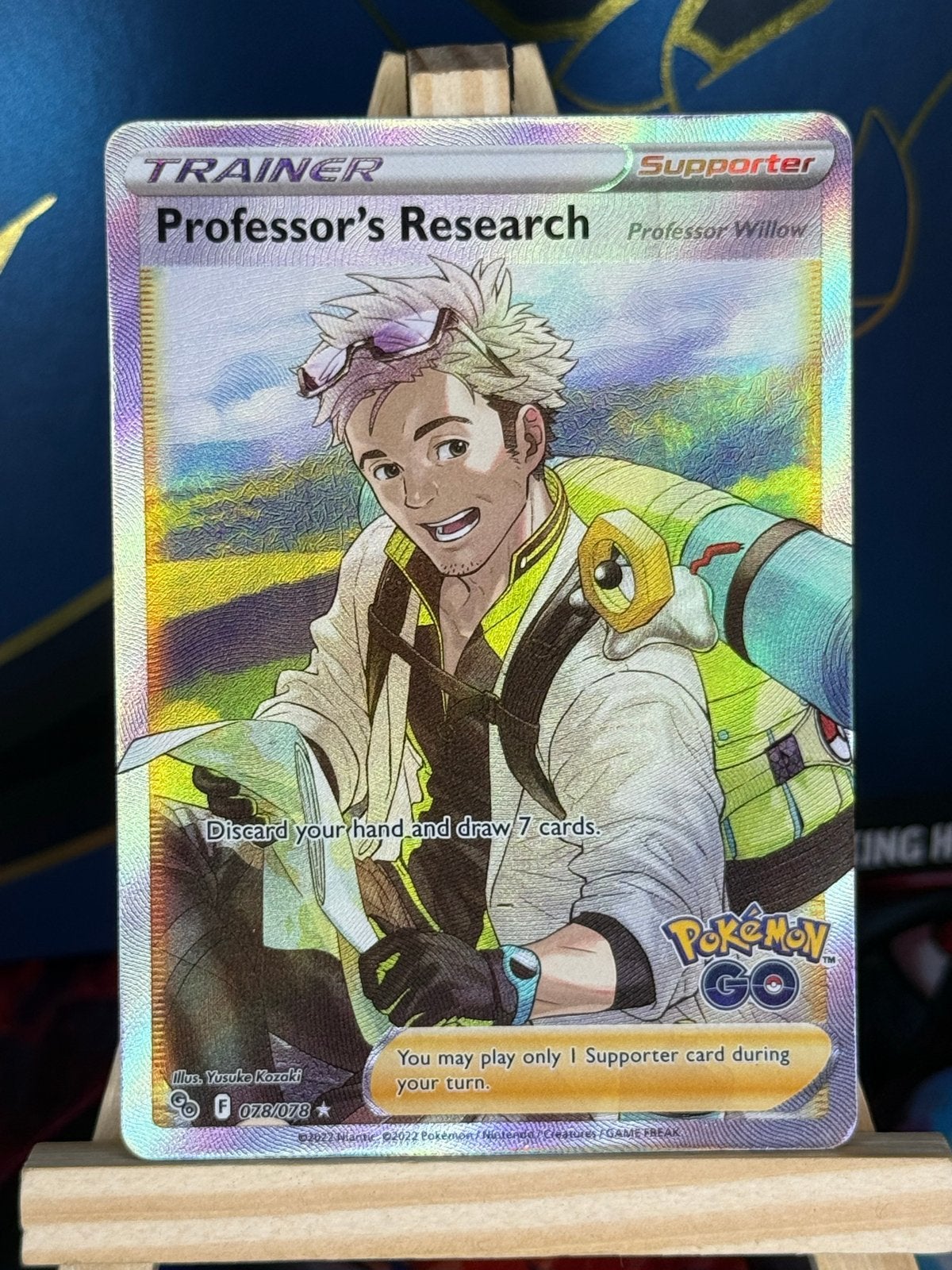 Professor's Research: Professor Willow #78 | Pokemon Go, Verzenden, Zo goed als nieuw, Losse kaart, Foil