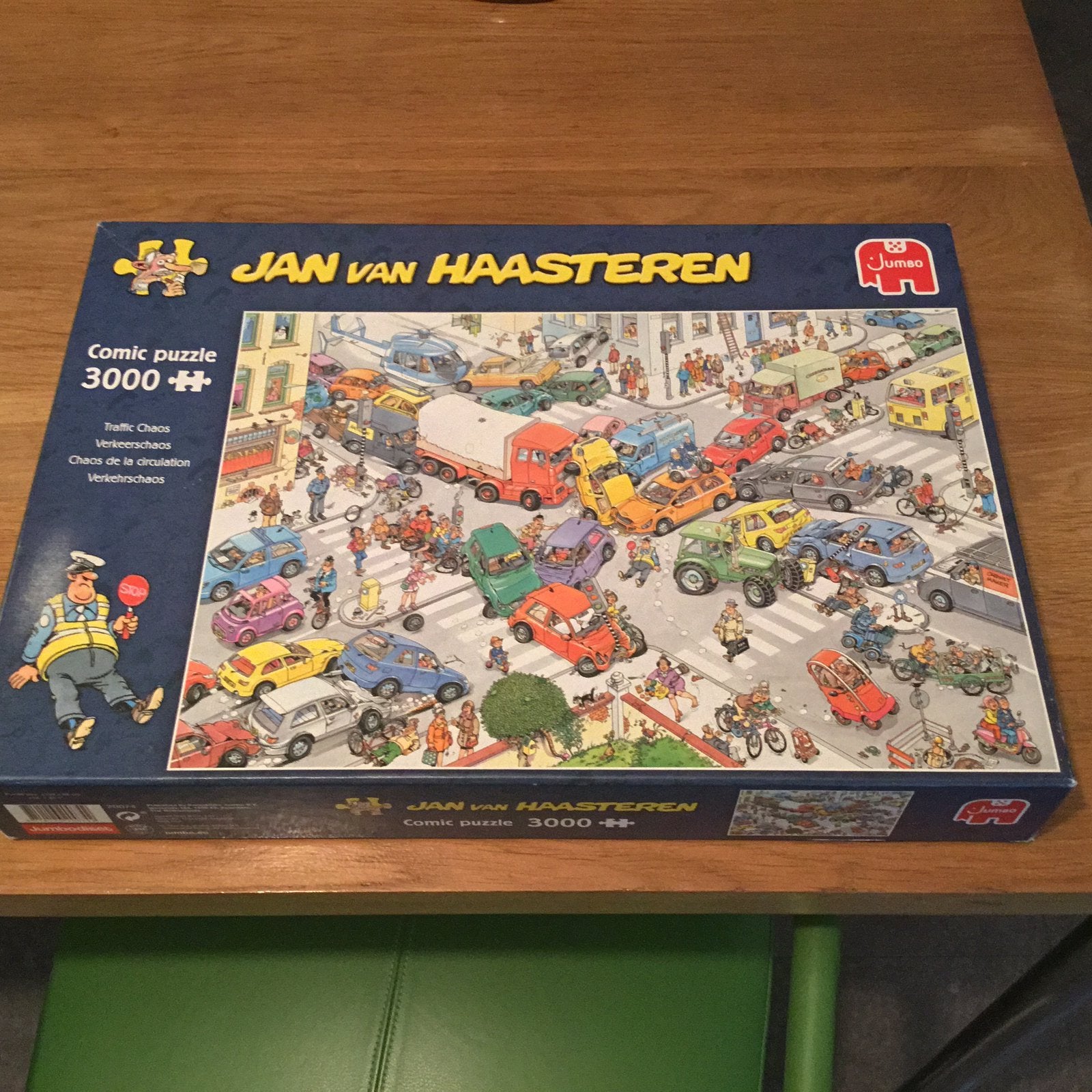 Jan van Haasteren Verkeerchaos 3000 stuks, Ophalen of Verzenden, Meer dan 1500 stukjes, Zo goed als nieuw