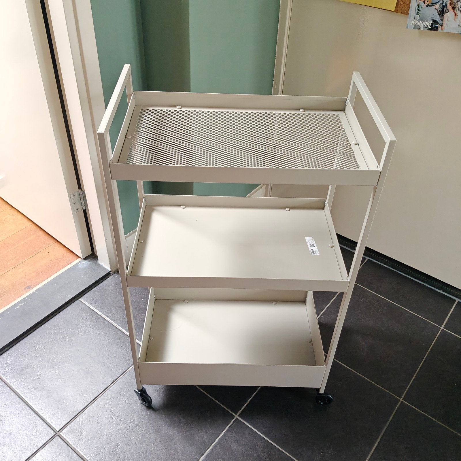 IKEA NISSANFORS roltafel/serveerwagen, Ophalen, Zo goed als nieuw