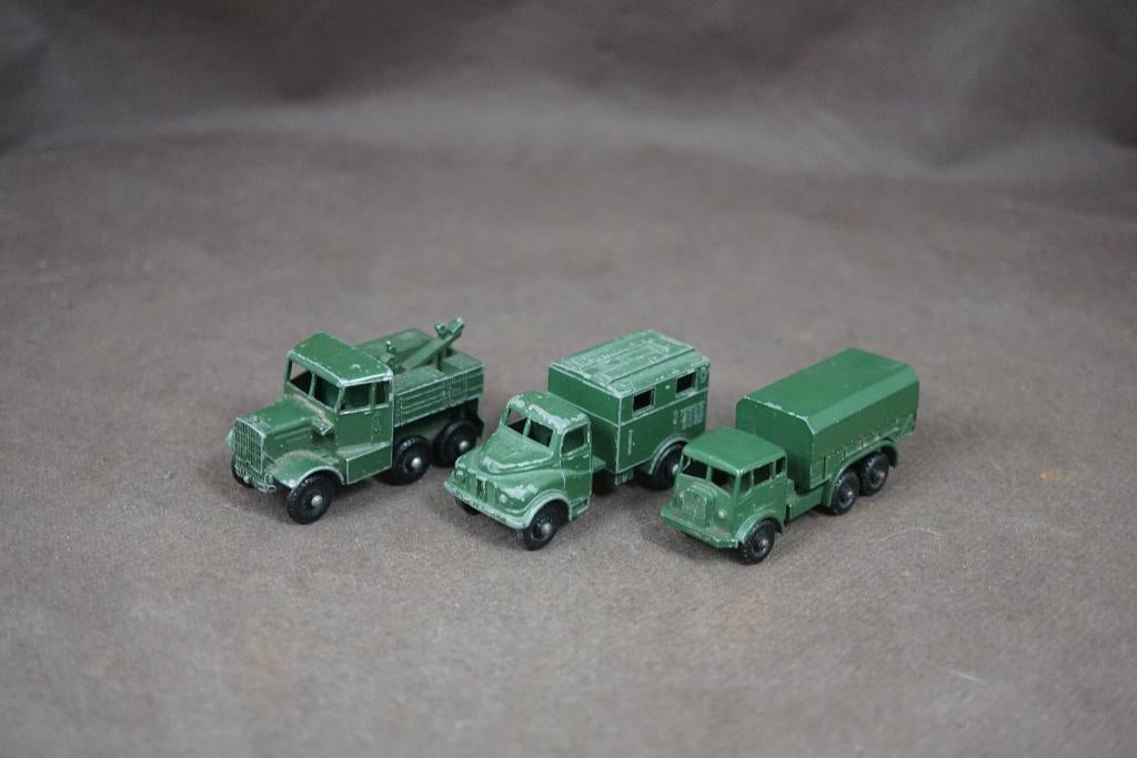 3 Lesney militaire voertuigen - TOP vintage, Ophalen of Verzenden