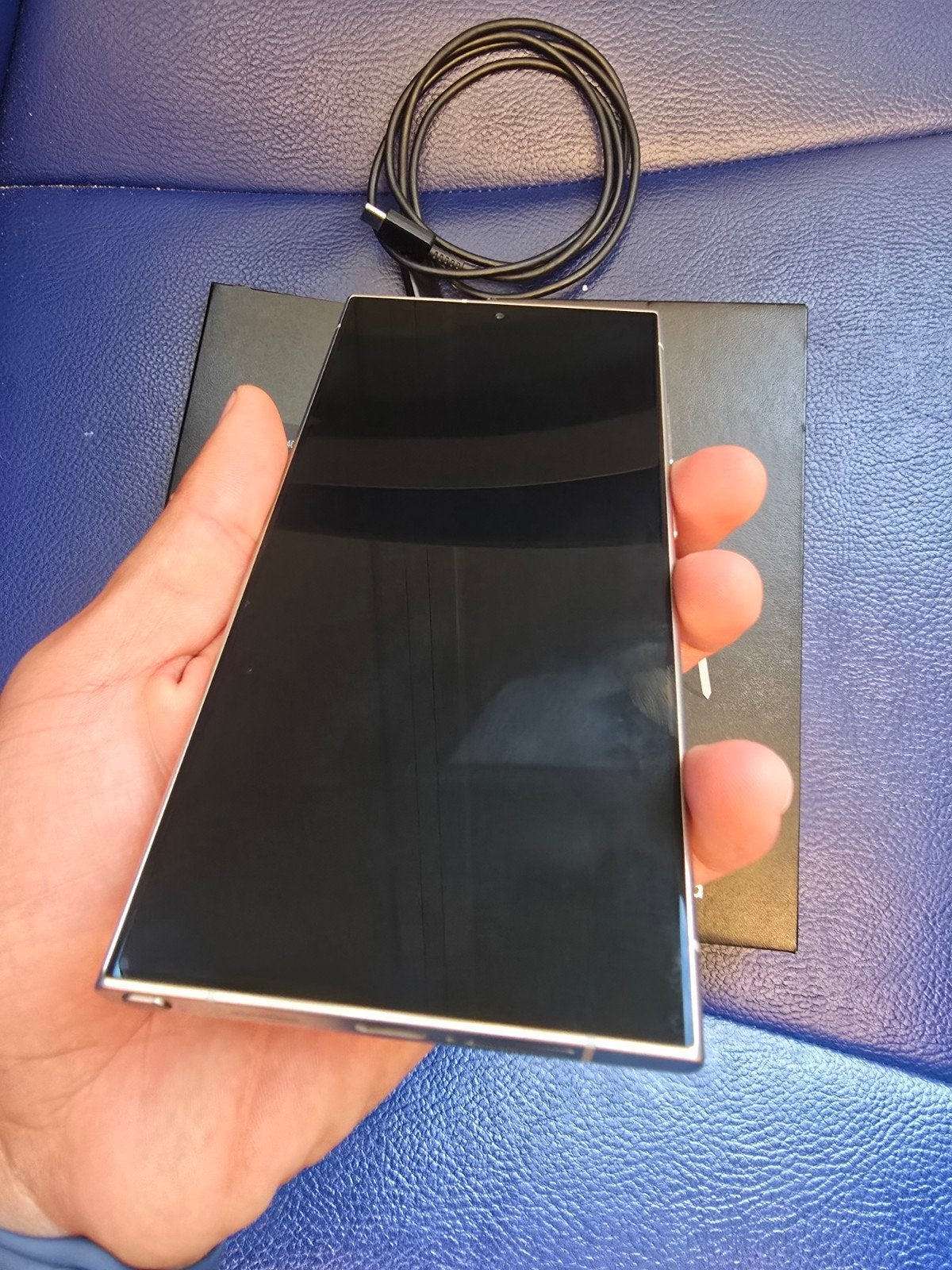 Samsung S24 Ultra 256GB Krasvrij met doos en kabel, Telecommunicatie, Mobiele telefoons | Samsung, Galaxy S24, Touchscreen, Ophalen of Verzenden
