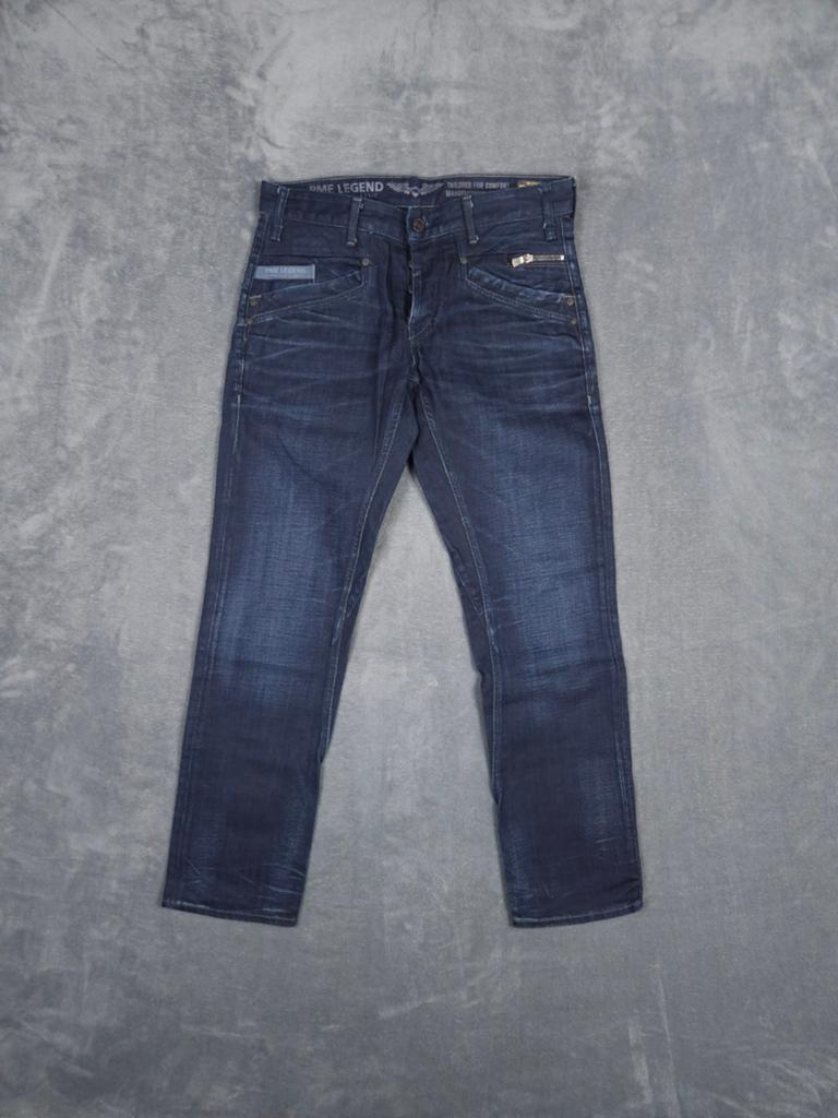 Pme Legend Broek Bare Metal W33 L32 Blauw Regular Straight., Blauw, ., Ophalen of Verzenden, Zo goed als nieuw