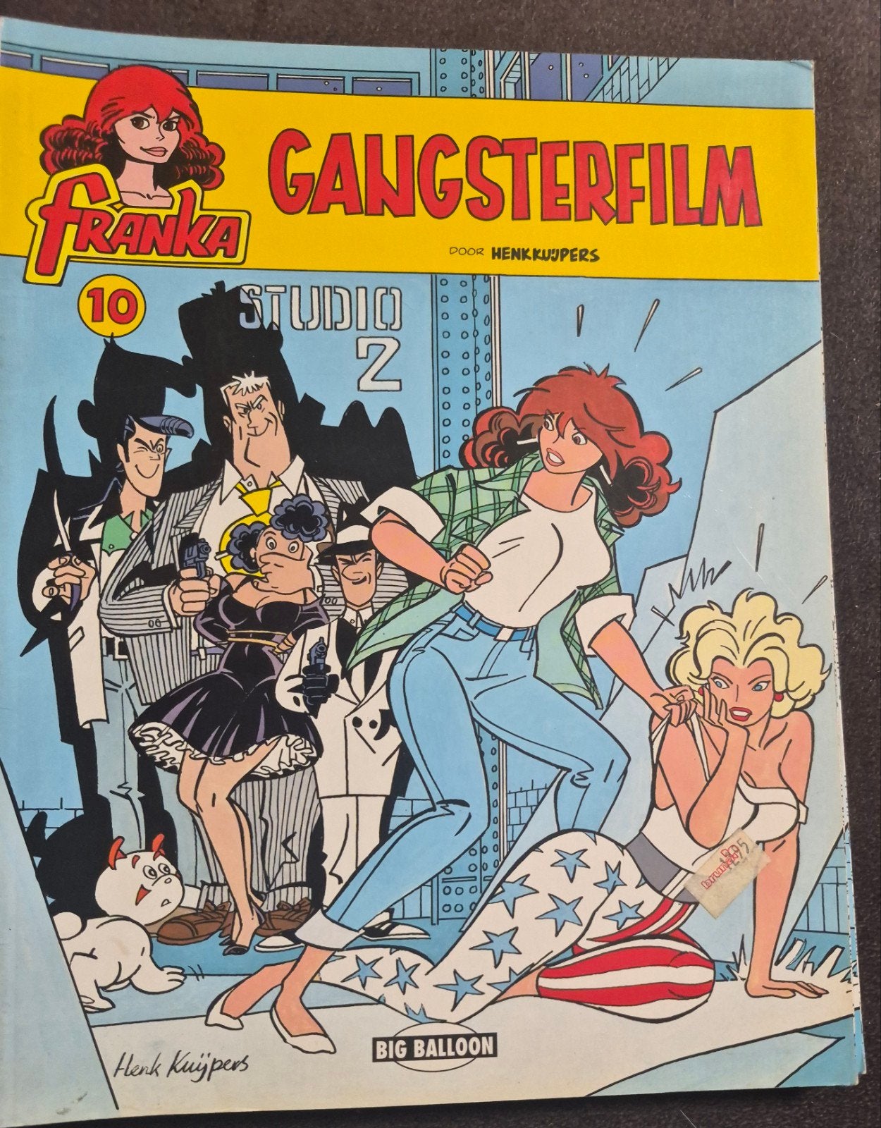 Franka - Gangsterfilm (nr. 10) - Nieuwstaat - 1e druk 1992, Eén stripboek, Ophalen of Verzenden, Nieuw, Henk Kuijpers