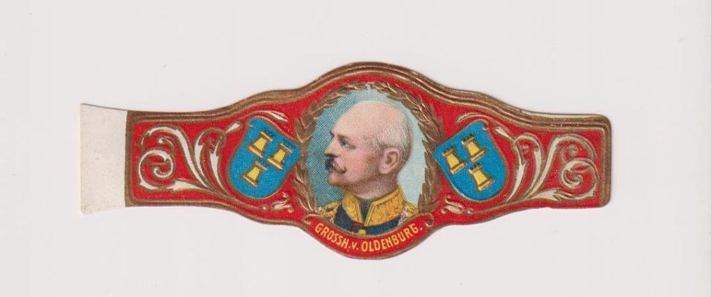 sigarenbanden - GROSSH. V. OLDENBURG, Ophalen of Verzenden, Zo goed als nieuw, Sigarenbandjes