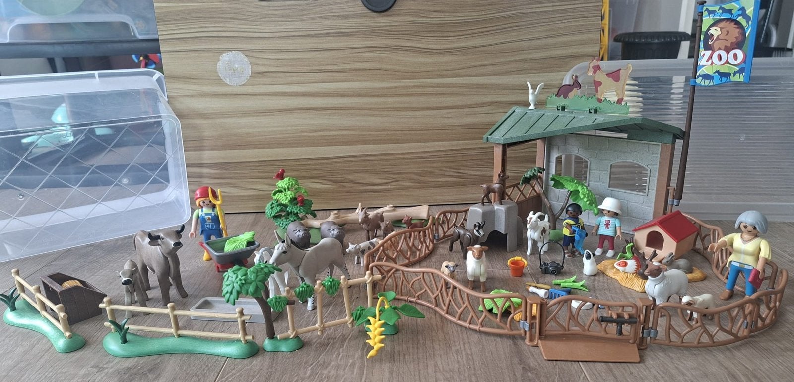 Playmobil Boerderij / Zoo met veel dieren en figuren, Ophalen of Verzenden, Gebruikt, Jongen of Meisje