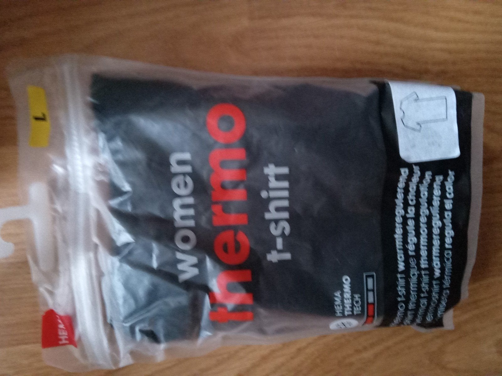 Dames thermo shirt NIEUW Maat L, Ophalen, Zwart, Maat 42/44 (L), Nieuw