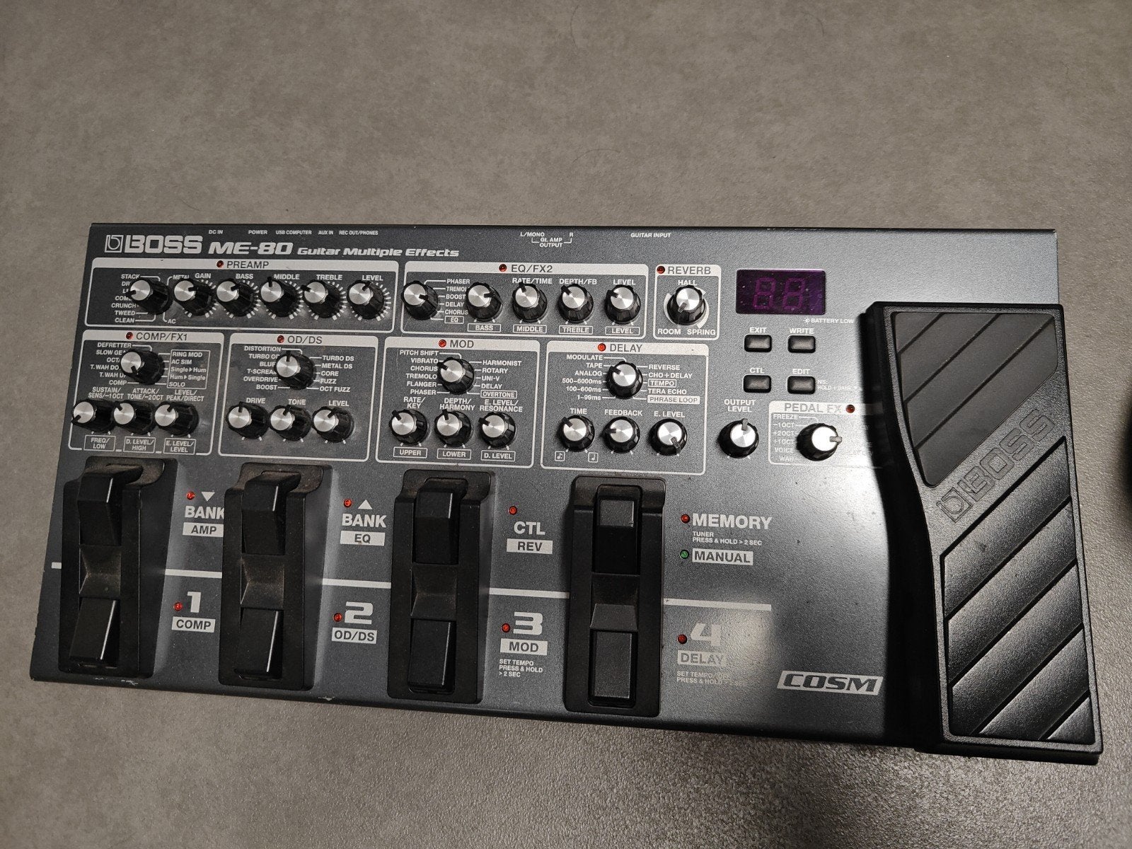 Boss ME-80 gitaareffect / multi-effect, Muziek en Instrumenten, Ophalen of Verzenden, Zo goed als nieuw, Overige typen