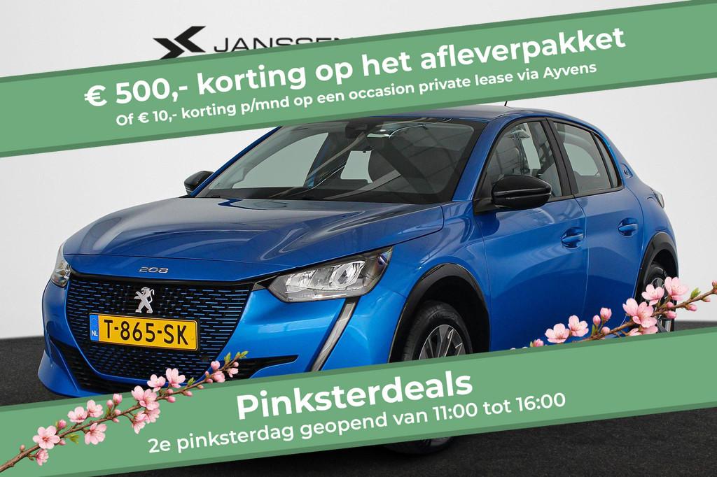 Peugeot e-208 EV Active Pack 50 kWh Navigatie Climate Contro, Gebruikt, Blauw, Origineel Nederlands, Automatische klimaatregeling