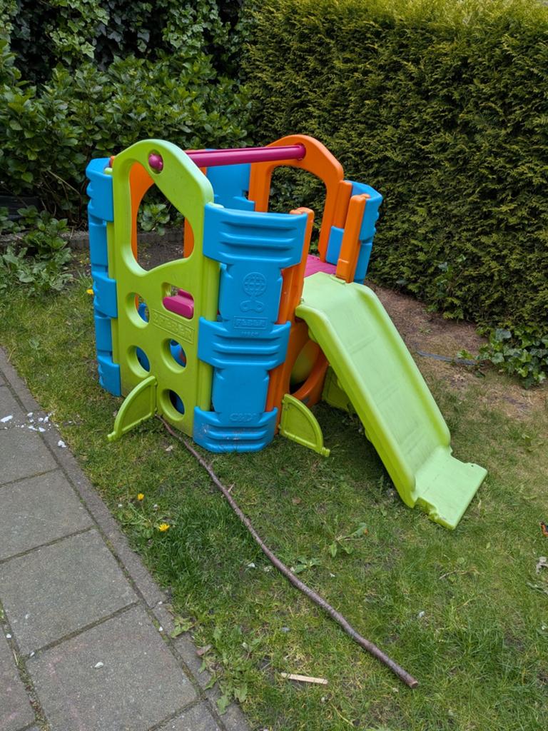 Speeltoestel met omkeerbare trap/glijbaan, Kinderen en Baby's, Speelgoed | Buiten | Speeltoestellen, Ophalen, Gebruikt, Overige typen