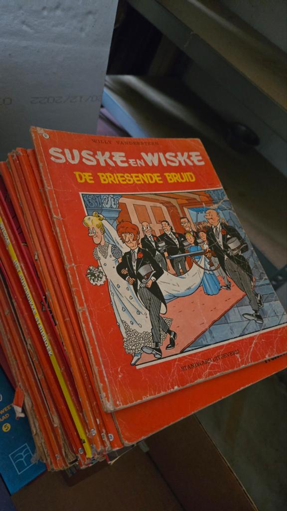 Stapeltje Suske en Wiske strips, Eén stripboek, Ophalen of Verzenden, Gelezen, Willy Vandersteen