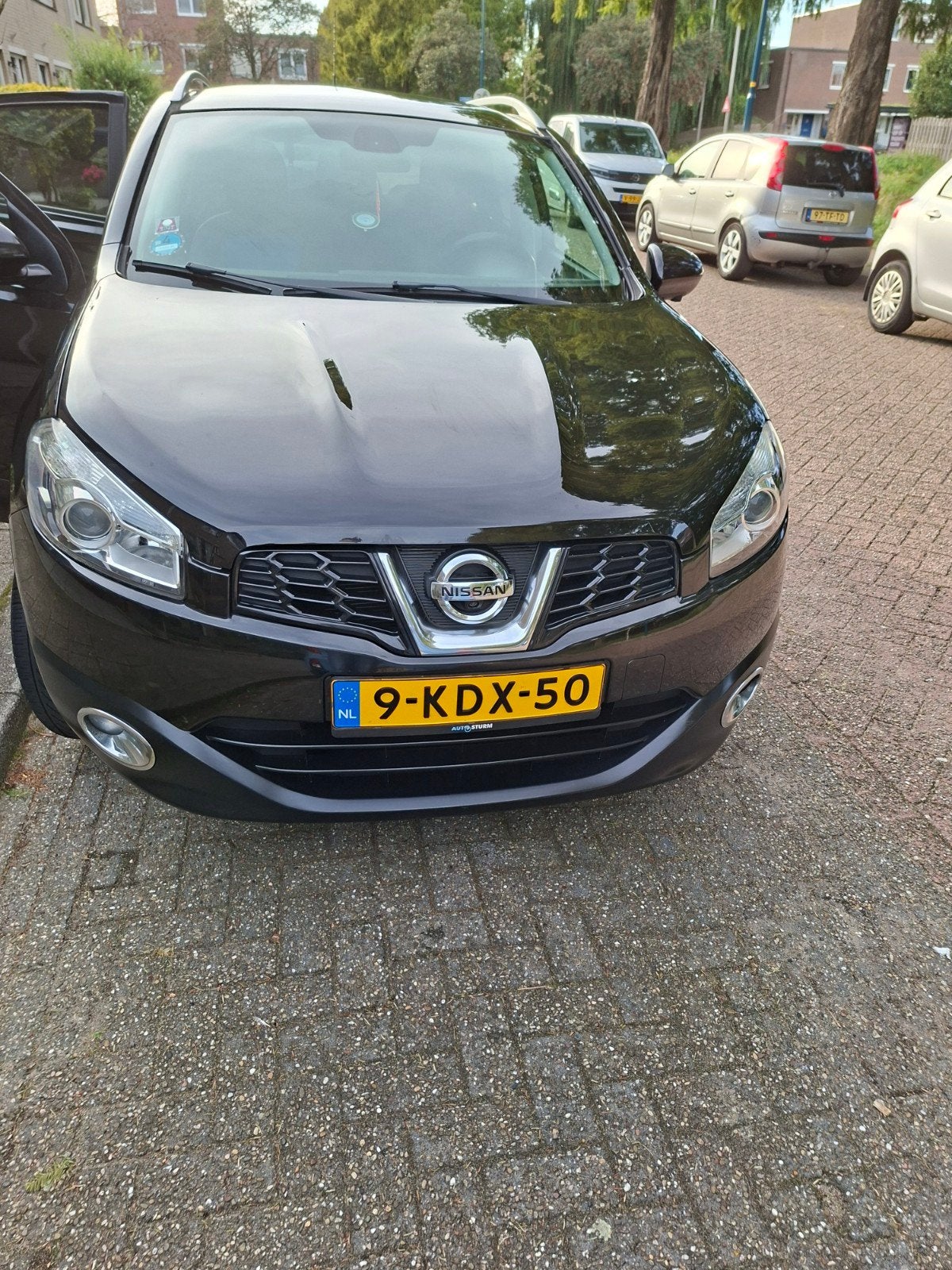 Nissan Qashqai 1.6 2WD 2013 Zwart, Auto's, Voorwielaandrijving, 662 kg, 4 cilinders, Alcantara