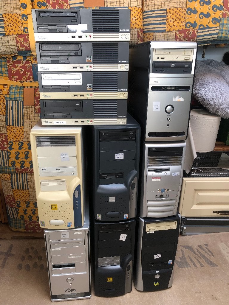 15 diverse Computers, Computers en Software, Ophalen, Gebruikt, HDD, 2 tot 3 Ghz