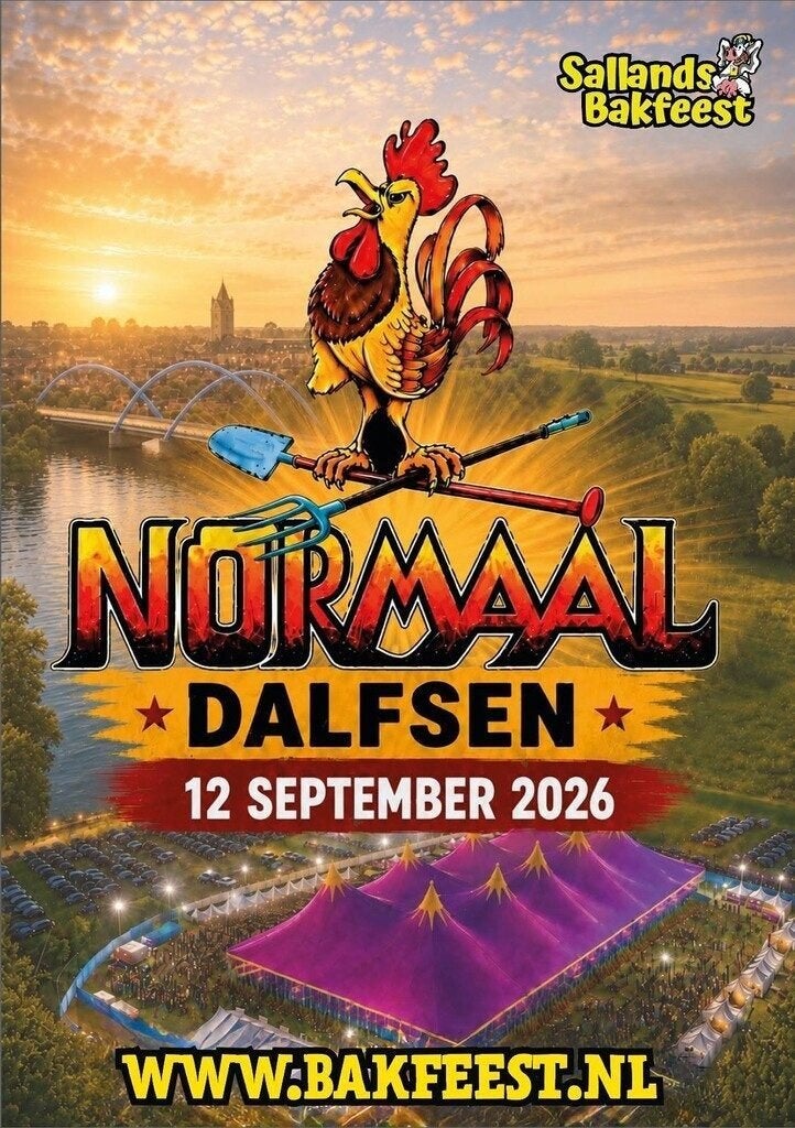 2 tickets voor Normaal in Dalfsen (12 sept) - Bakfeest, Tickets en Kaartjes, Twee personen, September
