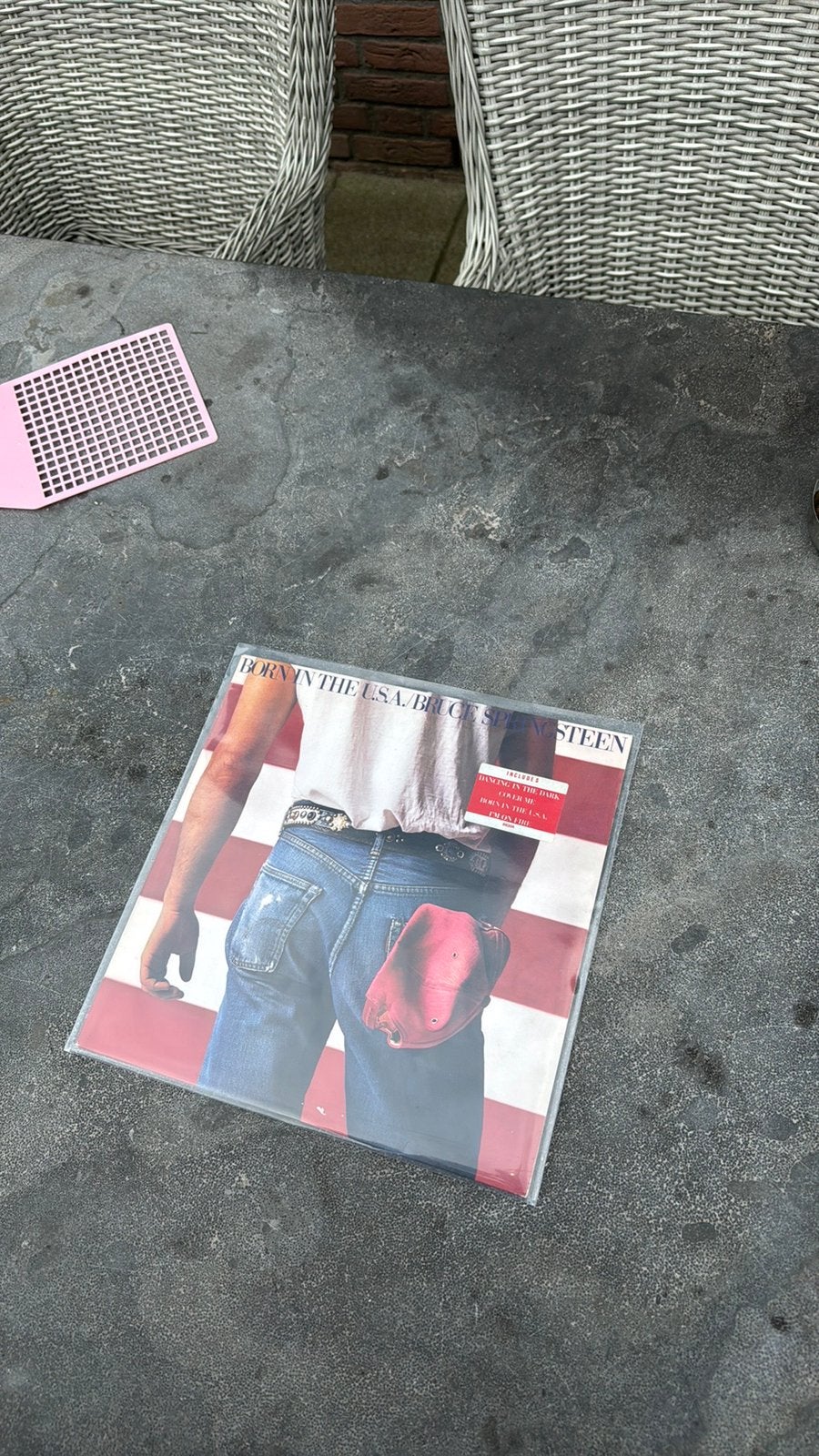 Vinyl LP - bruce springsteen - born in the usa, Ophalen, LP, Zo goed als nieuw, 12 inch