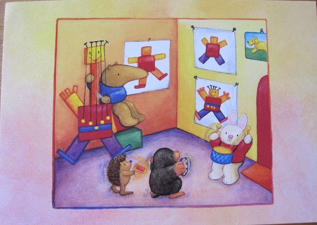 Voor het kind - egel en mol maken muziek - nieuw - 1995, Verzenden, 1980 tot heden, Ongelopen, Overige thema's