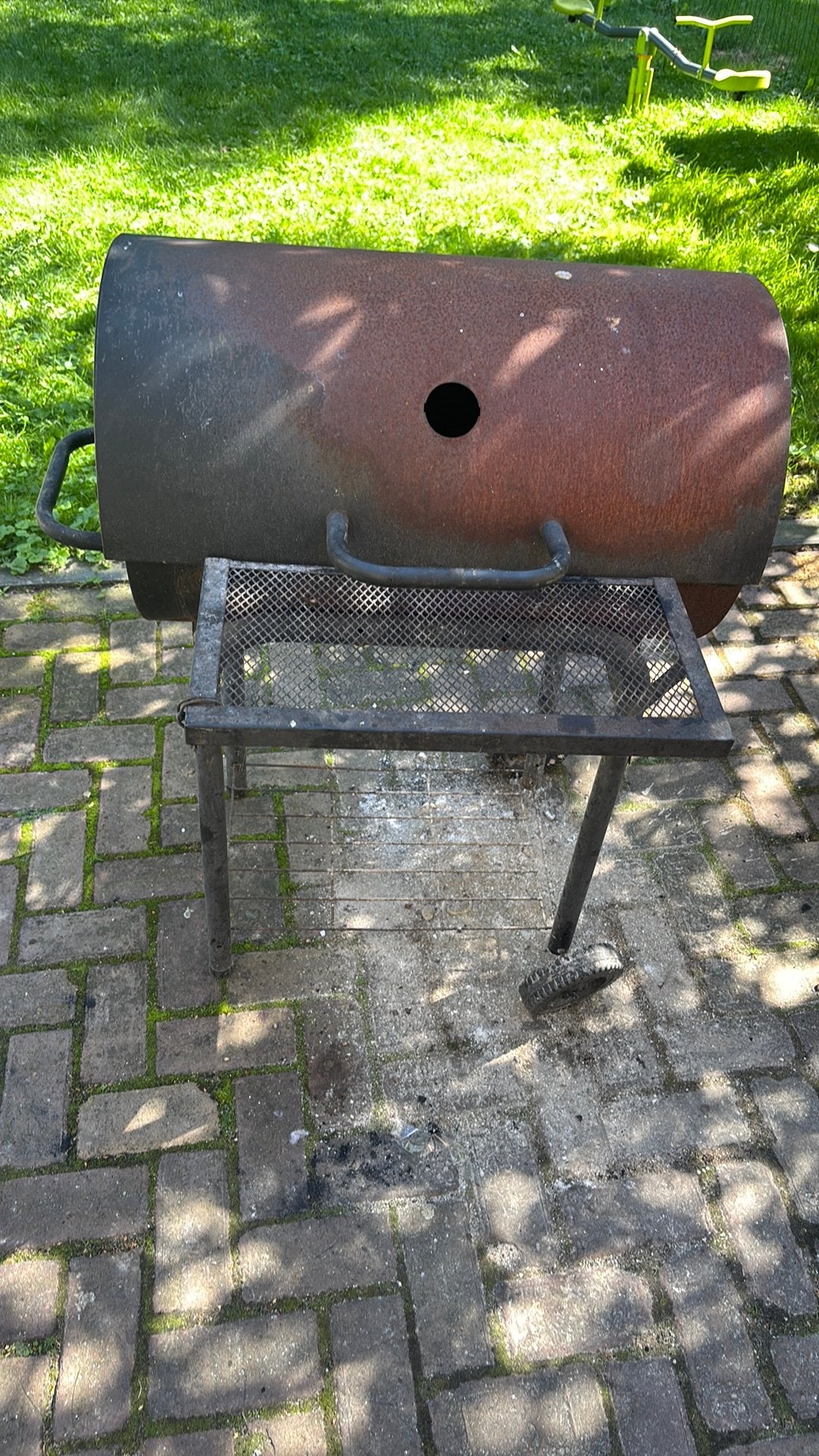 Gebruikte barbecue op wielen, Ophalen of Verzenden, Gebruikt