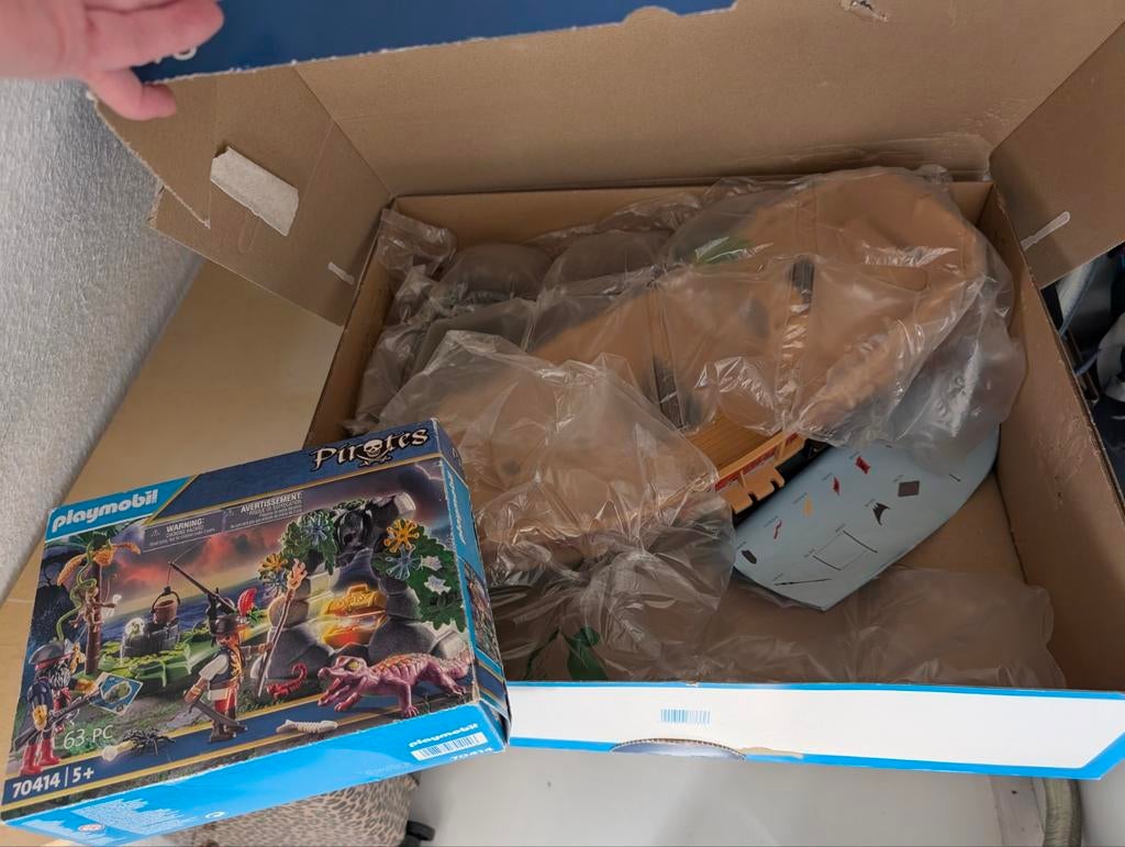 Playmobil Piratenschip 6678 & Piraten Set 70414, Ophalen of Verzenden, Gebruikt