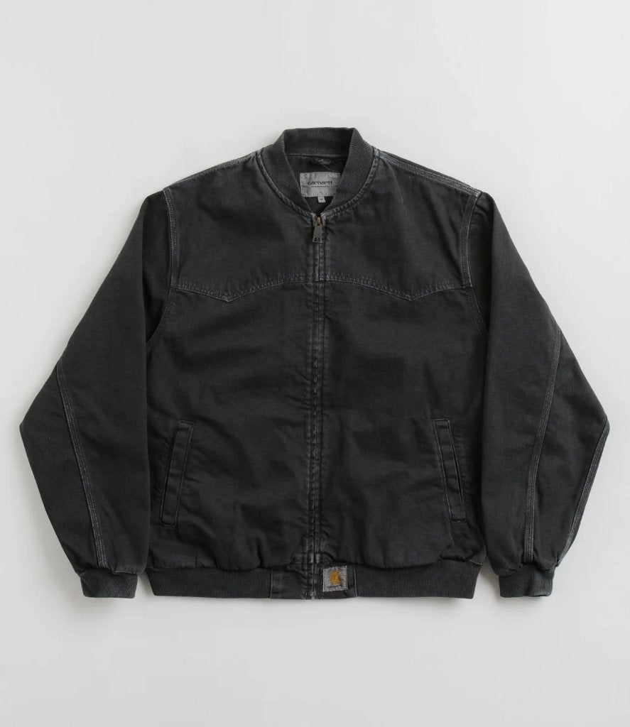 Carhartt Wip Og Santa Fe bomber jacket maat XXL Nieuw!, Zwart, Nieuw, Ophalen of Verzenden, Jas of Mantel