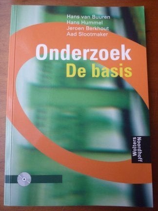 Onderzoek De basis + cd-rom / 2e druk - Van Buuren, Hummel,, Verzenden, Beta, Gelezen, HBO