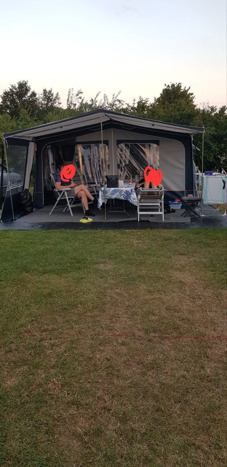 Obelink hypercamp voortent/ luifel zijwanden.omloopmaat 10., Caravans en Kamperen, Ophalen, Gebruikt