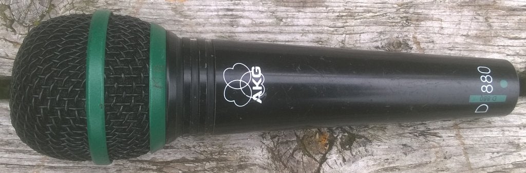 Microfoon voor instrument en zang, AKG D880, Gebruikt, Ophalen of Verzenden, Nb, Nb