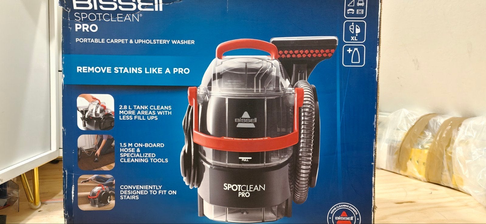 Bissell SpotClean Pro Draagbare Tapijt- & Bekledingreiniger, Gebruikt, Ophalen of Verzenden, Vloerreiniger, Reservoir