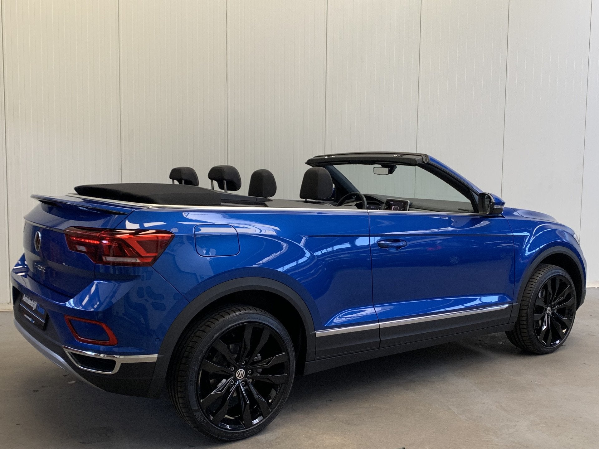 Volkswagen T-Roc Cabrio 1.0 TSI Style DIGITAL COCKPIT-NAVI-E, Auto's, Voorwielaandrijving, Stof, Gebruikt, Blauw