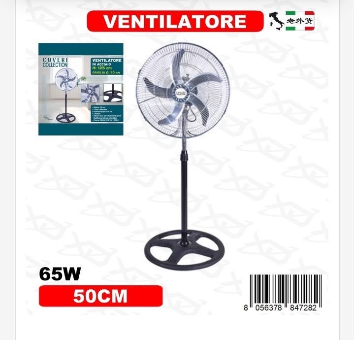 Groothandel Ventilator 65W 50CM - Minimaal 50 stuks, Witgoed en Apparatuur, Ophalen of Verzenden, Nieuw, Statiefventilator