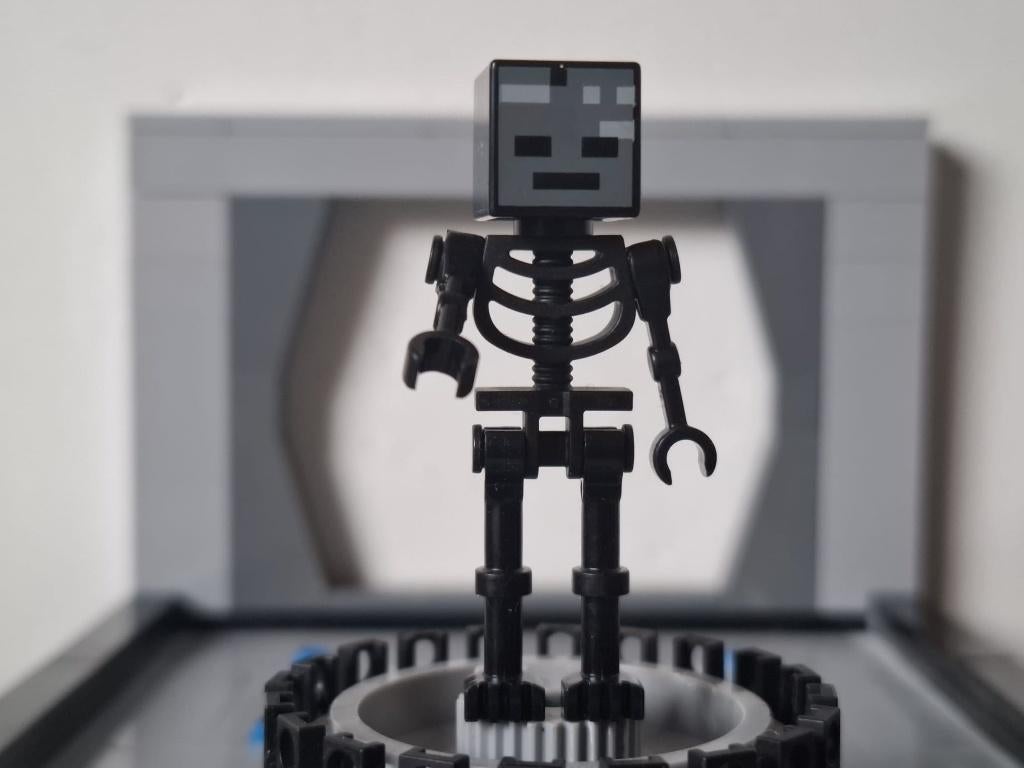 LEGO Minecraft - minifiguur - min025 - Wither Skeleton, Minecraft, Lego, Ophalen of Verzenden, Zo goed als nieuw