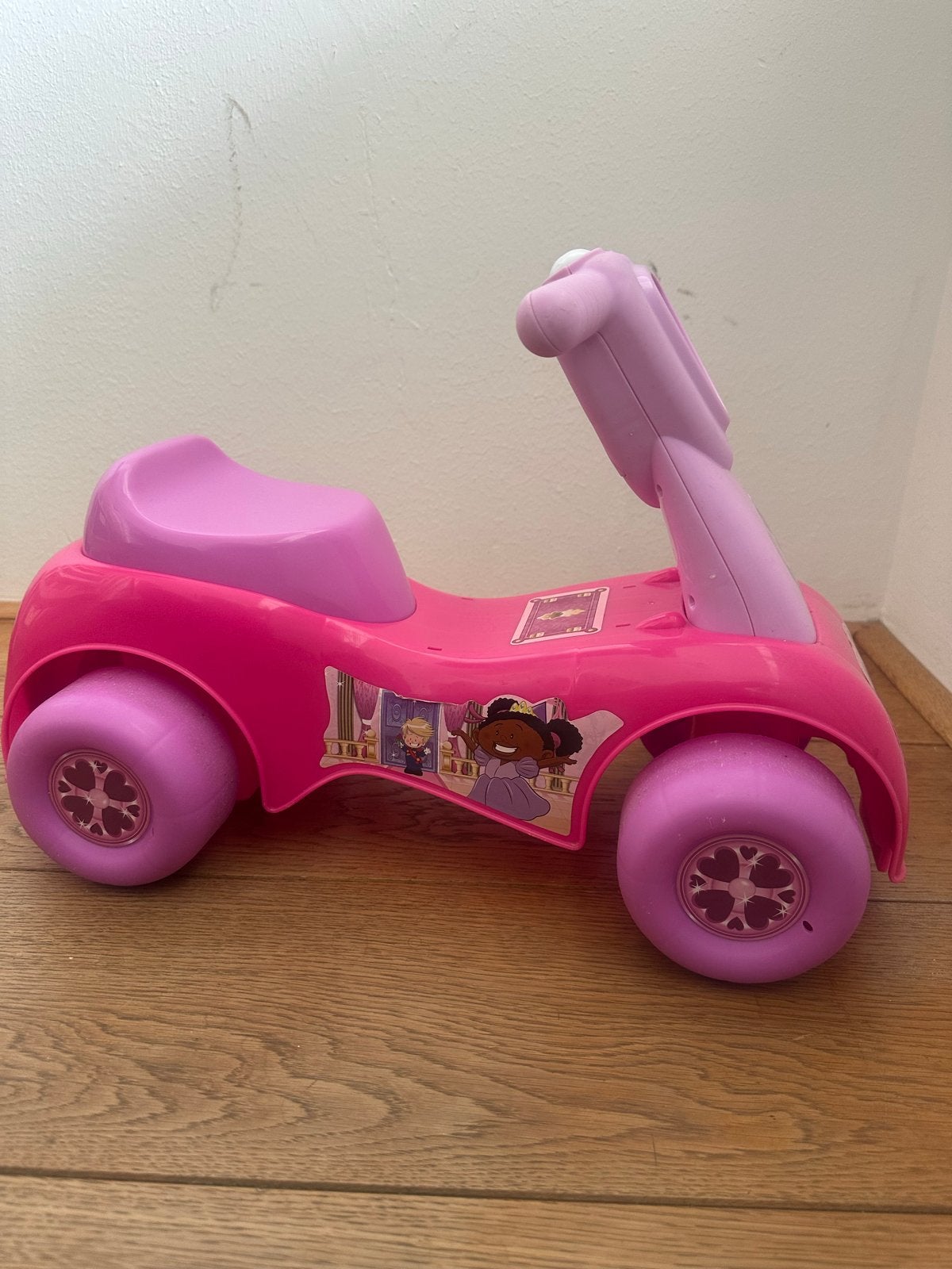 Roze loopauto Little People, Ophalen of Verzenden, Gebruikt, Loopvoertuig