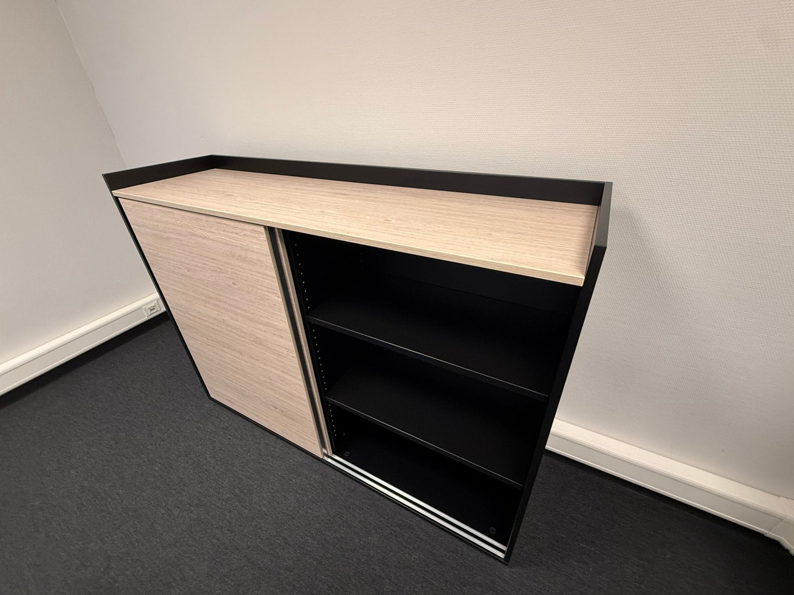 Houten Kast / dressoir / archiefkast / opbergkast, Huis en Inrichting, Ophalen, 25 tot 50 cm, Minder dan 100 cm