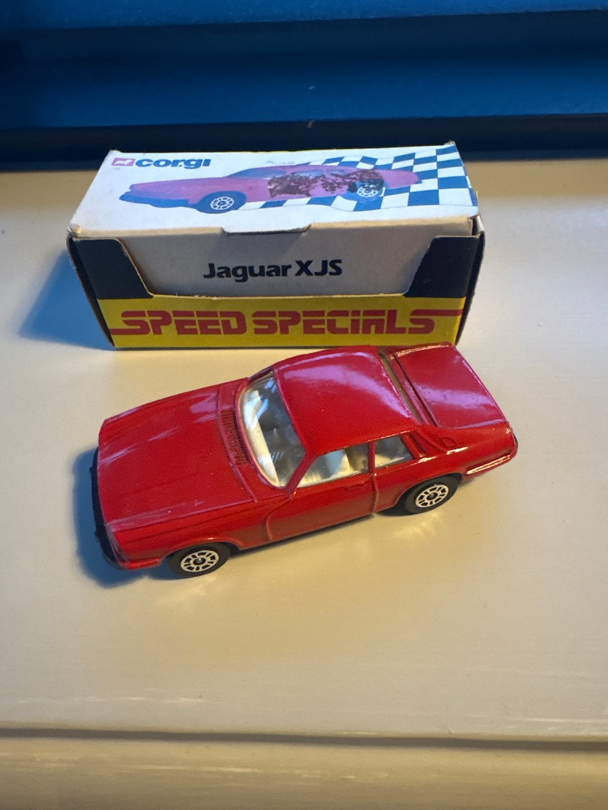Corgi Speed Specials Jaguar XJS - Rood modelauto, Overige merken, Auto, 1:32 tot 1:50, Nieuw