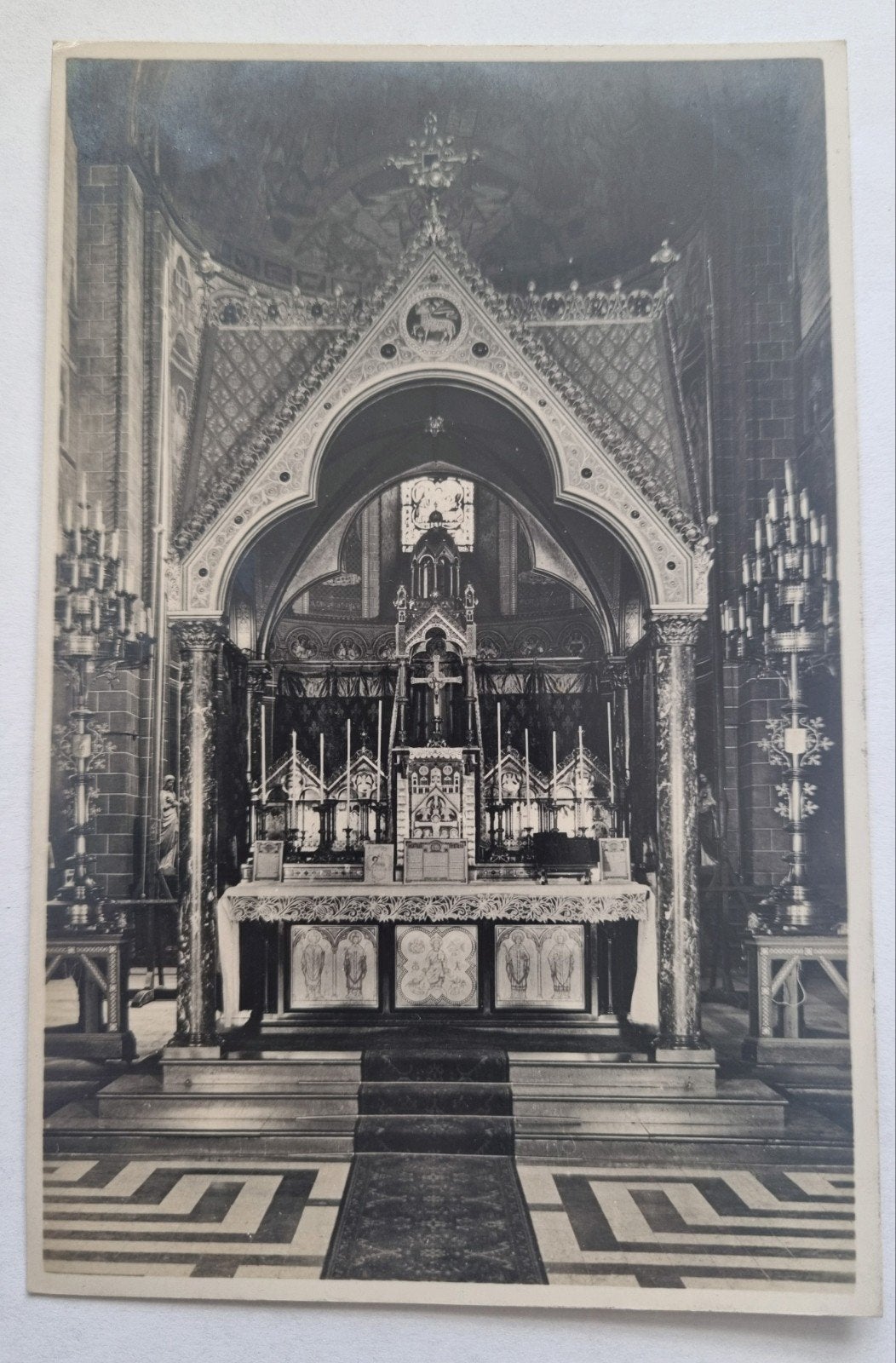Maastricht Hoog-Altaar St. Servaaskerk (Glanzend), Ophalen of Verzenden, Voor 1920, Ongelopen, Limburg