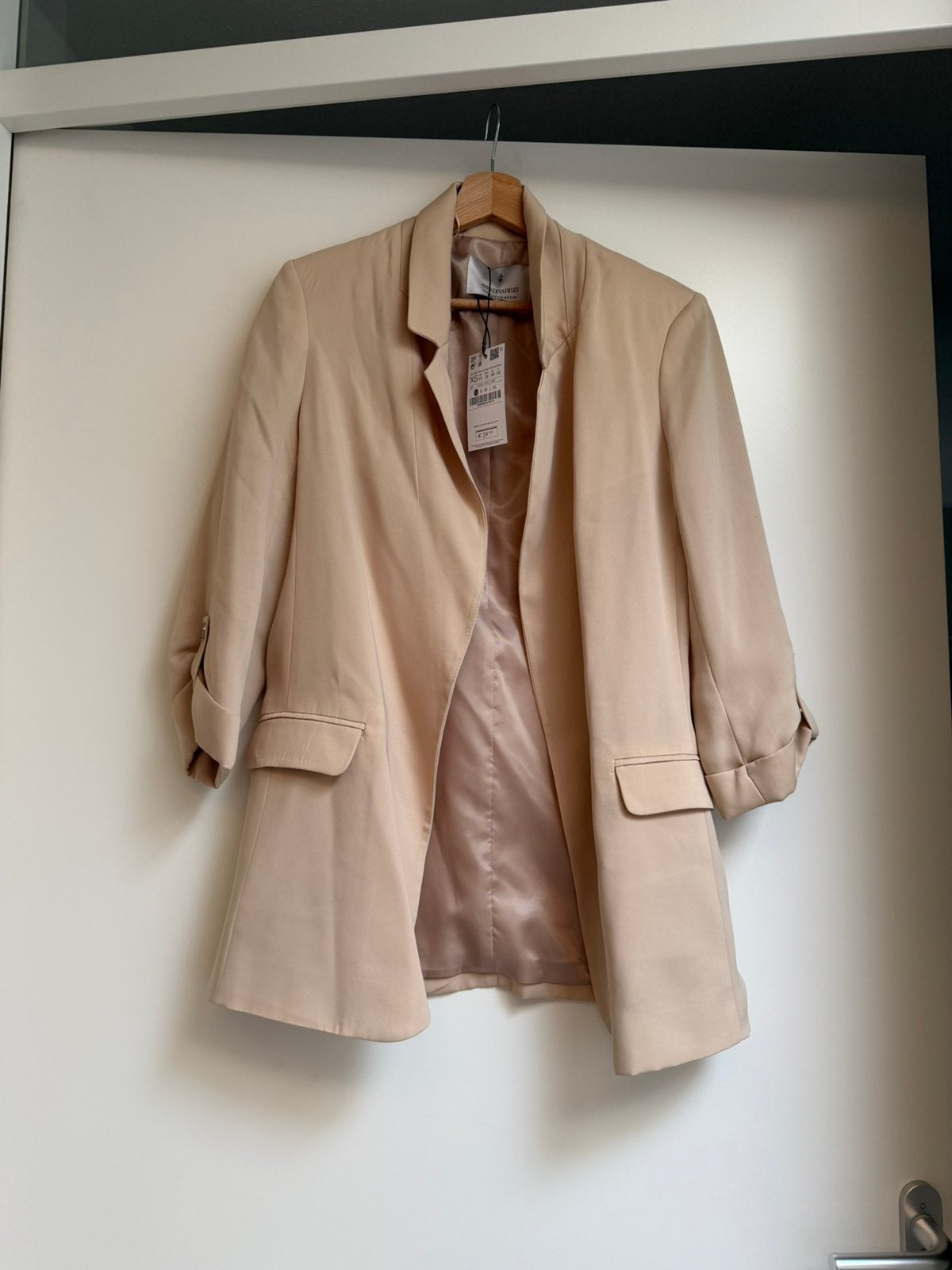 Stradavarius blazer creme, Ophalen of Verzenden, Nieuw, Maat 34 (XS) of kleiner, Beige
