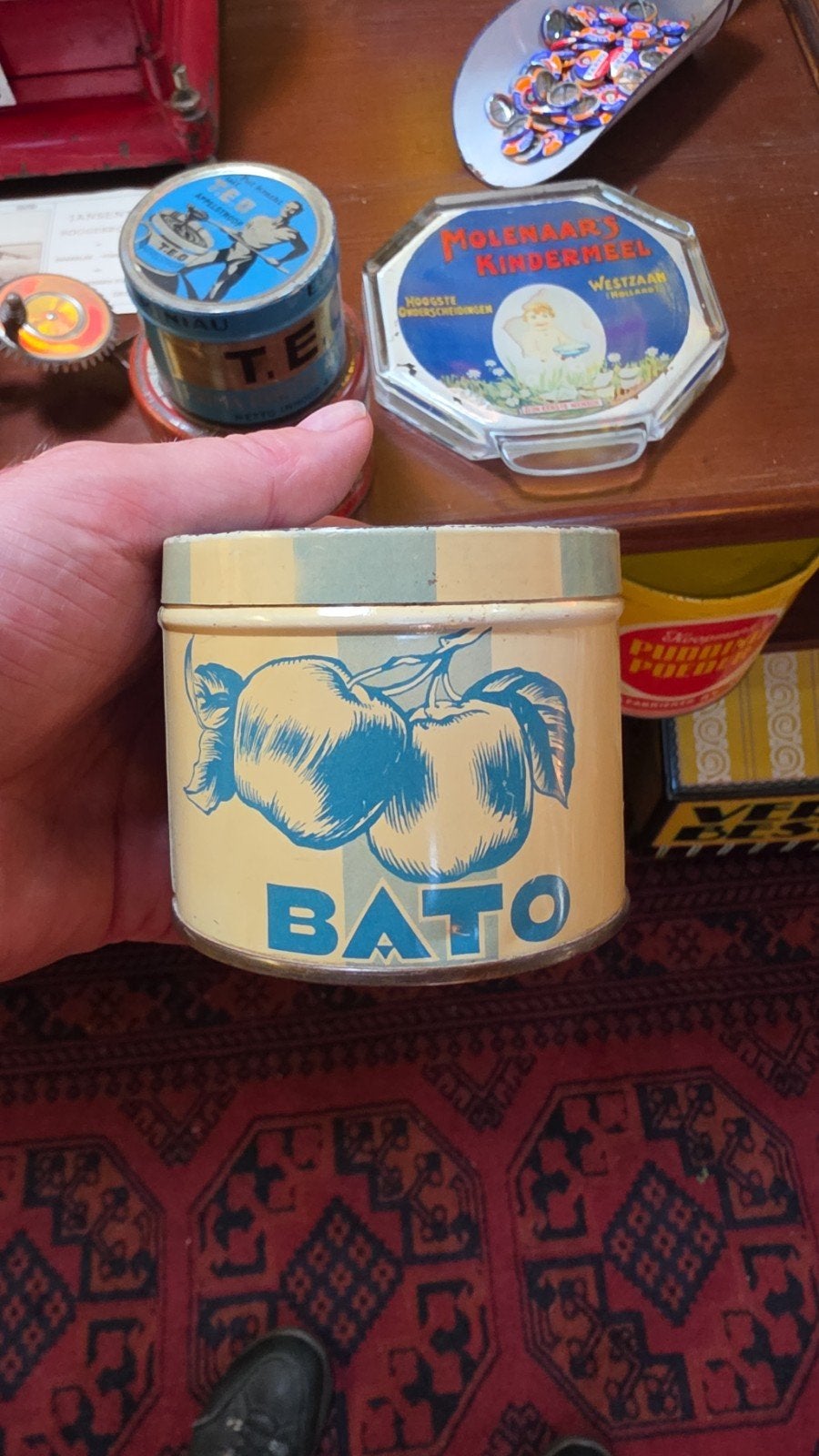 Oud stroop blik BATO Prima Rinse Appelstroop Blik - 450 gram, Ophalen of Verzenden, Gebruikt, Overige, Overige merken
