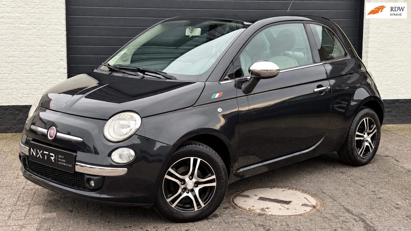 Fiat 500 1.2 Lounge | Panoramadak | Airco | All Season |, Voorwielaandrijving, Euro 5, Stof, Gebruikt
