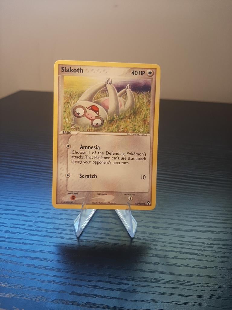 Pokémon Kaart Slakoth 63/108 EX Power Keepers, Ophalen of Verzenden, Gebruikt, Losse kaart