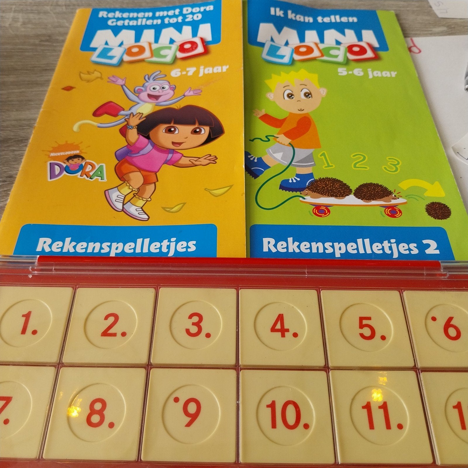 Mini Loco Rekenspelletjes met Dora en Ik kan tellen, Ophalen of Verzenden, Gebruikt, Taal en Lezen