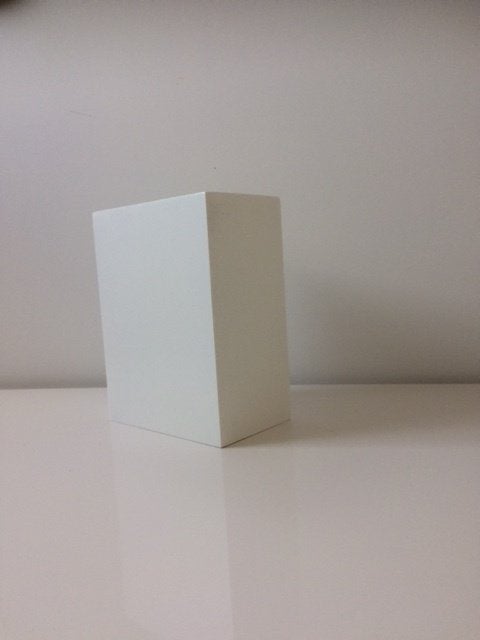 Strakke Witte Naadloze Sokkel Pilaar Kolom op maat 20x15x10, Ophalen of Verzenden, Nieuw