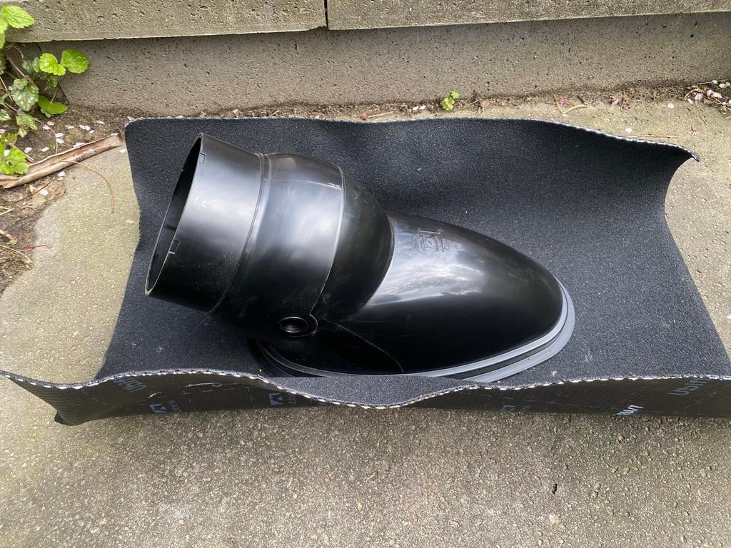 Dakdoorvoer voor plat dak - Zwart kunststof, Ophalen, Kunststof, Zwart, Overige typen