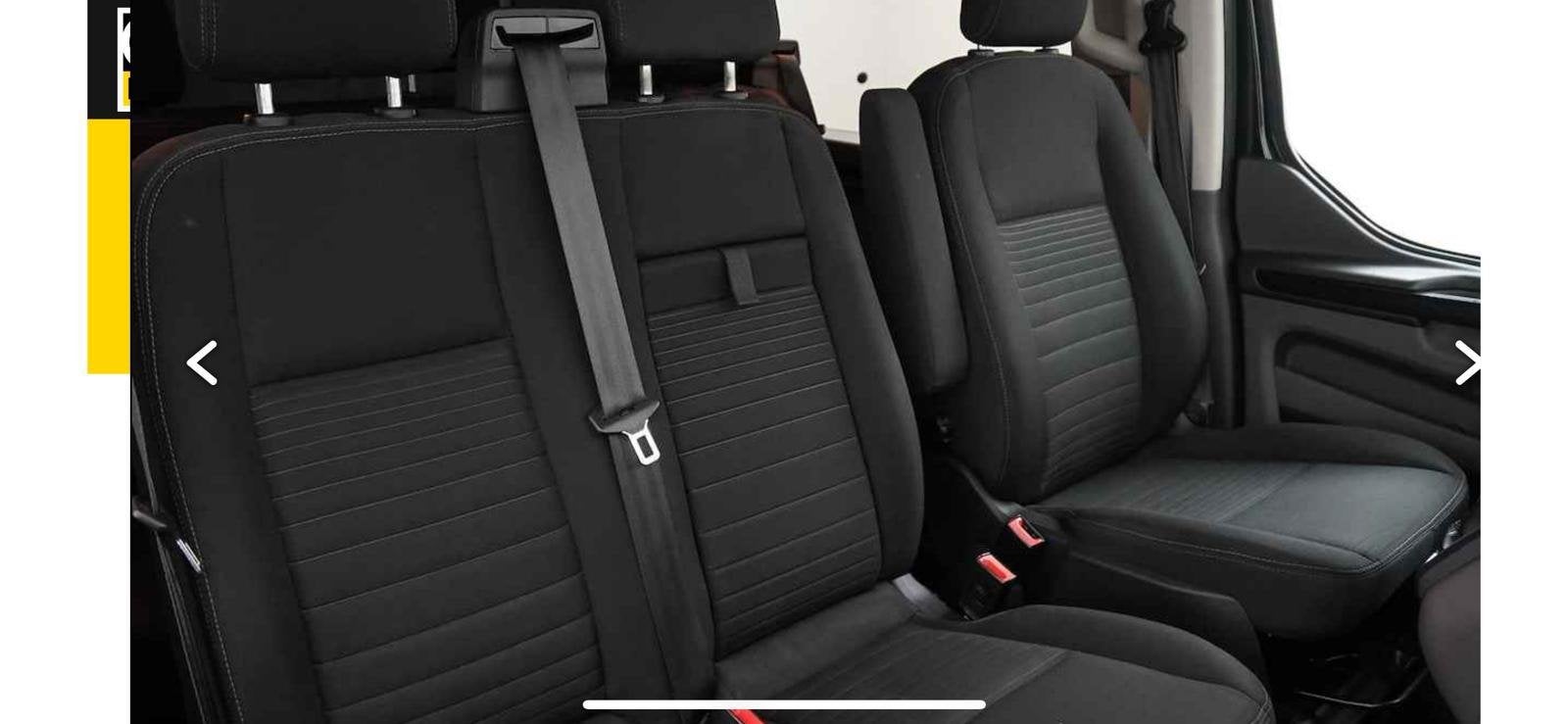 Ford Transit Custom 320 2.0 TDCI L2H1 Limited Dubbel cabine, 4 cilinders, 1850 kg, Zwart, Bedrijf