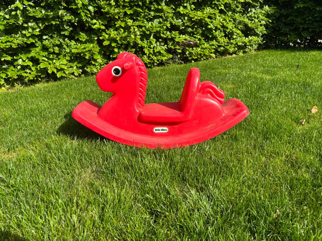 Little Tikes hobbelpaard rood, Kinderen en Baby's, Speelgoed | Hobbelfiguren, Ophalen, Gebruikt