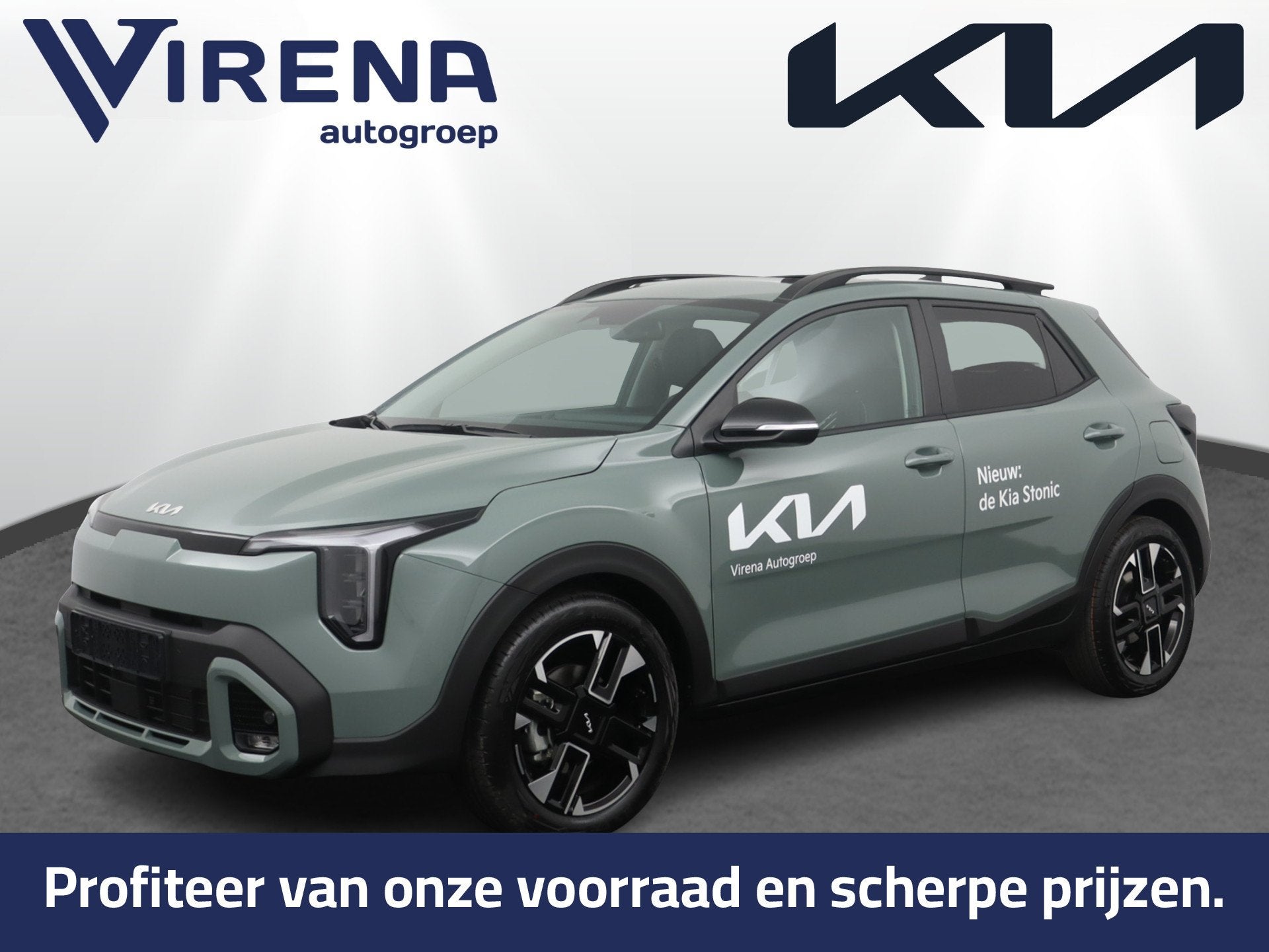 Kia Stonic 1.0 T-GDi MHEV GT-Line Automaat - Schuif-/kanteld, Auto's, Automatische klimaatregeling, Met garantie (alle), Origineel Nederlands