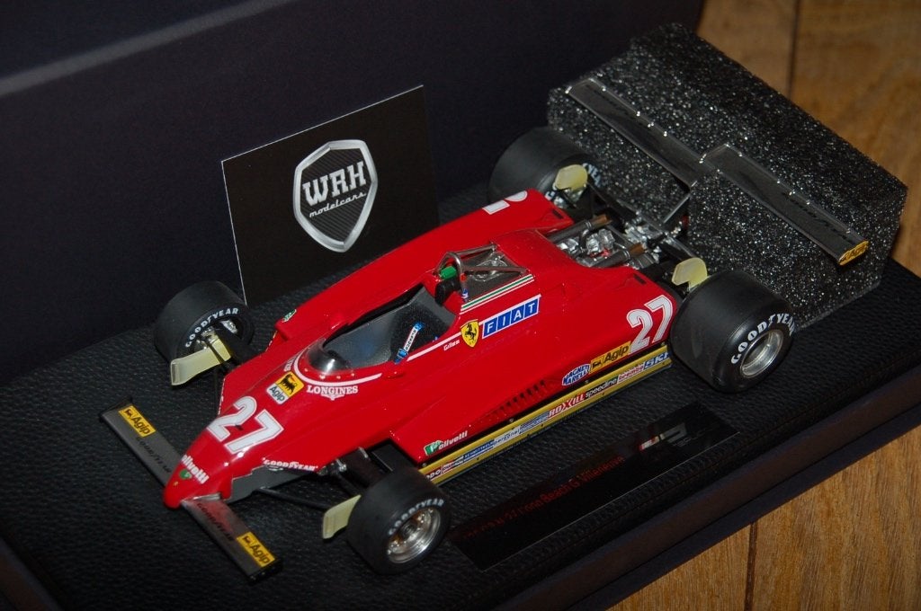 1:18 FERRARI 126 C2 F1 LONG BEACH VILLENEUVE GP replicas WRH, Verzenden, Zo goed als nieuw, Auto, Overige merken