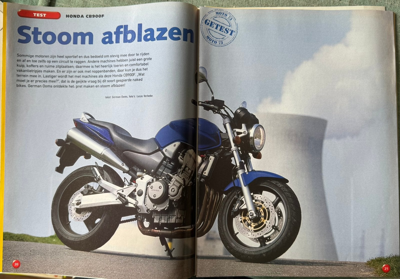 Test 2002 Honda CB900F, Verzenden, Zo goed als nieuw, Motoren
