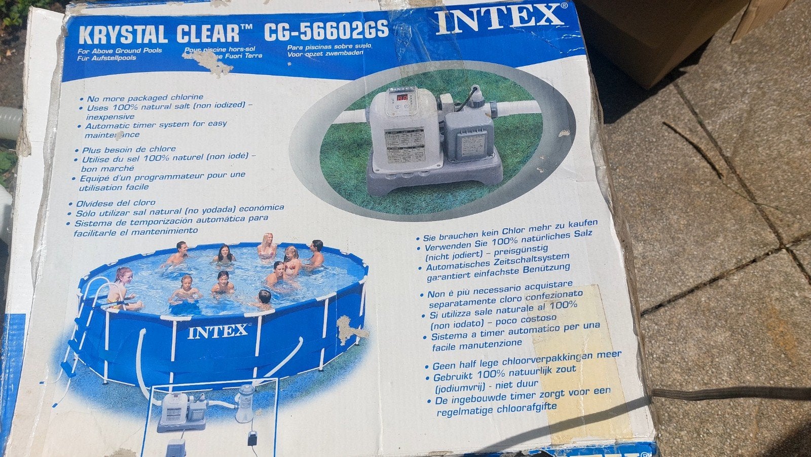 Intex Krystal Clear Zoutwatersysteem CG-56602GS, Ophalen of Verzenden