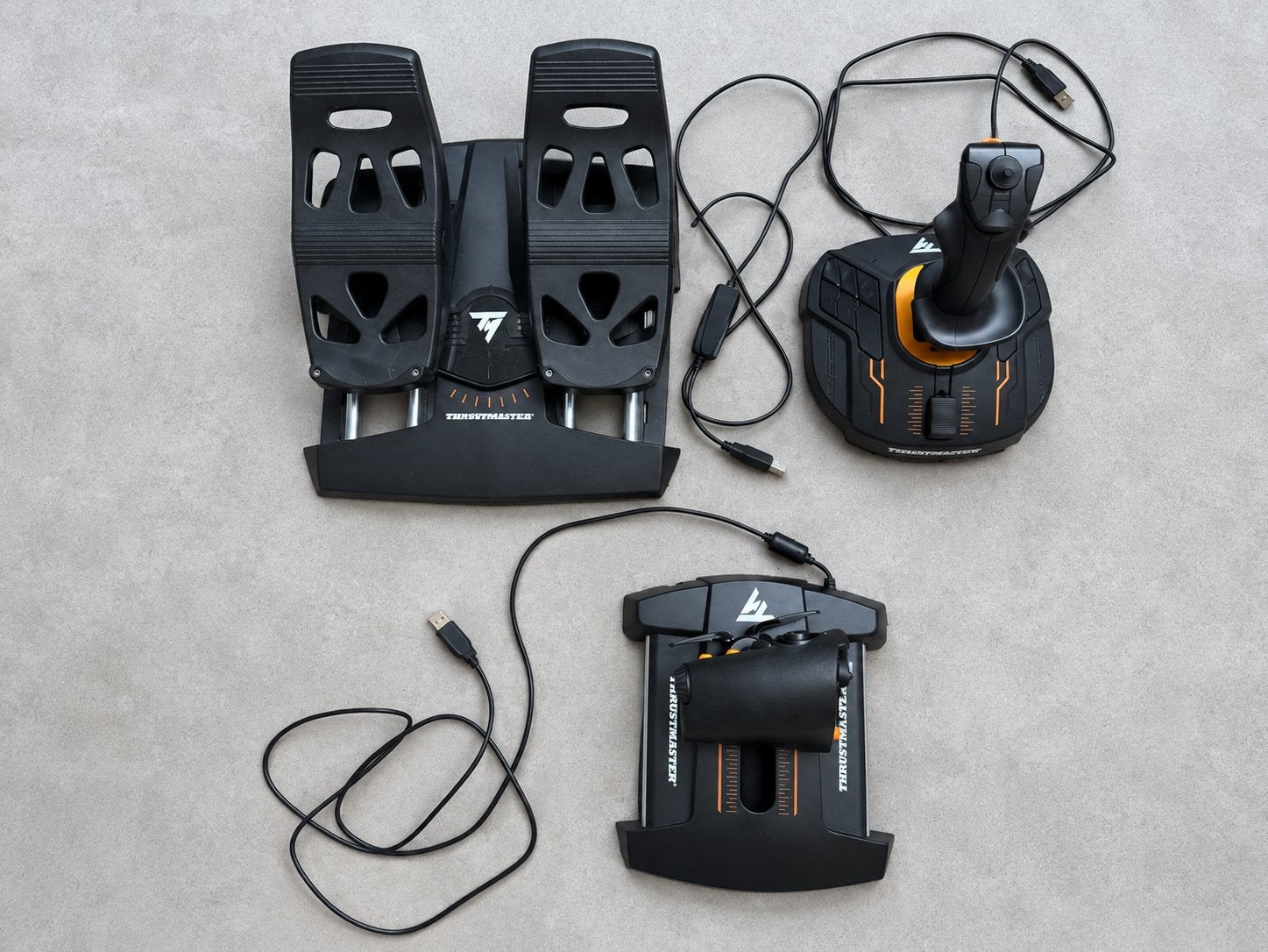 Thrustmaster T.16000M FCS Flight Pack HOTAS + Pedalen, Ophalen of Verzenden, Zo goed als nieuw, Simulatie