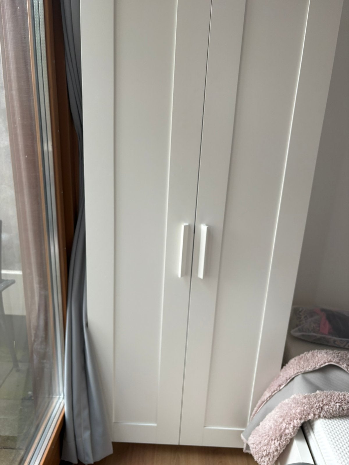 Brimness, 2 deurs kledingkast (hang), Ophalen, 100 tot 150 cm, Zo goed als nieuw, 150 tot 200 cm