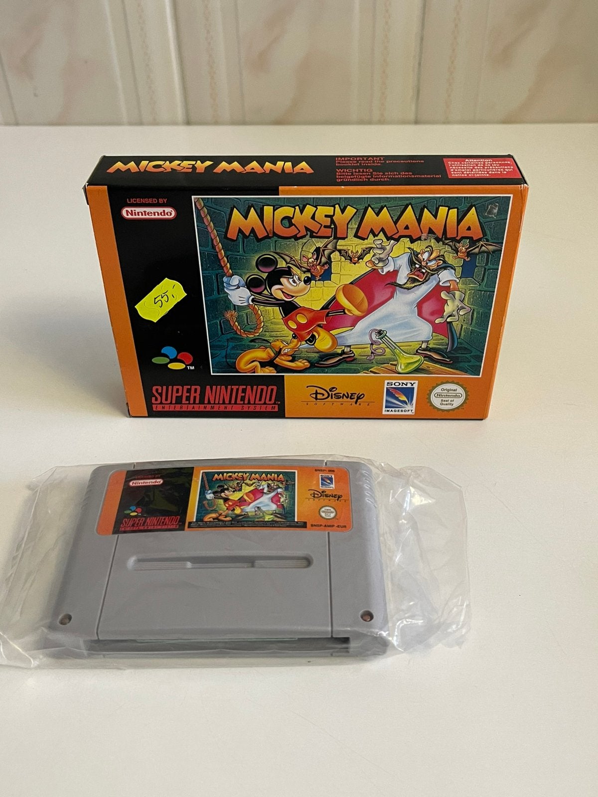 Nintendo Mickey Mania, Avontuur en Actie, 1 speler, Ophalen of Verzenden, Zo goed als nieuw